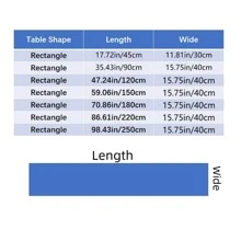 1 件长方形白色桌旗、家居装饰、优雅餐具、早餐/咖啡垫、圣诞节节日桌旗、婚礼派对节日桌面装饰 - 白色 - 查看 2