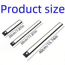 1pc/2pcs Rechargeable LED Motion Sensor Closet Light - 3 Color Changing Modes Wall Lamp, Suitable For Bedroom, Kitchen, Wardrobe, Self-Adhesive Cabinet And Shoe Rack Lighting (20/30/40cm, Black/White) - 3 Colors - View 11