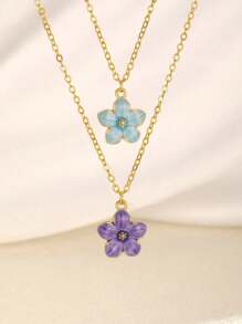 3 colores Collar de cadena de clavícula de mujer con colgante de cruz versátil y dulce, apto para fiesta, cita, playa, vacaciones y uso diario