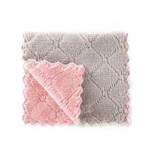 30 miếng khăn lau bát đĩa nhà bếp hai mặt hai màu thấm hút khăn lau bát đĩa không nhờn vải thô dày, nhà bếp, phòng tắm, gia đình, nhà cung cấp đồ gia dụng - Nhiều màu - Xem 15