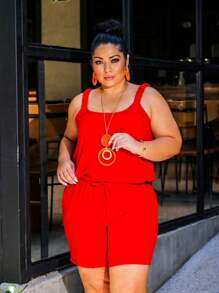 Women Two-piece Outfits - Rojo - Ver 4