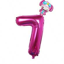 1 bộ bóng bay nhiều màu sắc hình xe hơi hoạt hình mini, động vật, số 40 inch và 32 inch, bao gồm vịt, ếch, lợn, gấu trúc, bò, xe cứu hỏa, v.v., dùng để trang trí tiệc, sinh nhật, ngày lễ, giáng sinh - Nhiều màu - Xem 13