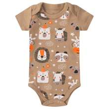 6 Piece Kit Boy's Short Sleeve Bodysuit And Shorts 100% Cotton Baby Clothes - Royal Blue - View 6