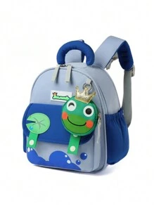 幼儿园男孩女孩卡通背包，休闲风格 - 多色 - 查看 5