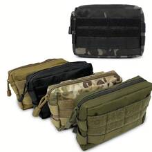 NYXIA Outdoor EDC Hunting Toolkit Molle Pouch, Multifunctional Camouflage Waist Pack Coin Cell Phone Pouch, Nylon Portable Men's Handbag - Multicolor - View 2