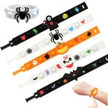 1 件硅胶气泡膜减压手环，减压玩具 - 彩色 - 查看 6