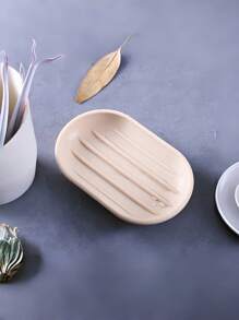 1/2pcs Oval Soap Dish With Cover, Creative Home Waterproof Bathroom Soap Holder, Portable Travel Soap Case - Multicolor - View 5