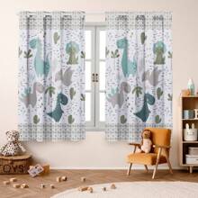 Curtains - Army Green - View 1