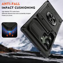 Military Industry Anti-Fall New Alliance Rotating Large Mount Phone Case With 360° Rotating Grip, Military Grade Drop Protection Phone Case Compatible With IPhone 11/12/13/14/15/16 Pro Max, S22/23/24/25+ Series, Android Phones
