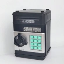 Hucha electrónica, caja fuerte mini todo en , con contador de contraseña y cerradura de llave, adecuado como regalo de cumpleaños, regalo de fiestas, regalo de Año Nuevo, premio, recompensa infantil - Multicolor - Ver 5