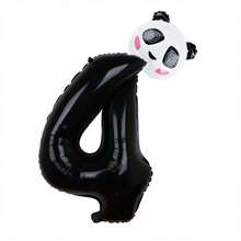 1 bộ bóng bay nhiều màu sắc hình xe hơi hoạt hình mini, động vật, số 40 inch và 32 inch, bao gồm vịt, ếch, lợn, gấu trúc, bò, xe cứu hỏa, v.v., dùng để trang trí tiệc, sinh nhật, ngày lễ, giáng sinh - Nhiều màu - Xem 40