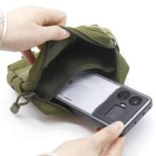 NYXIA Outdoor EDC Hunting Toolkit Molle Pouch, Multifunctional Camouflage Waist Pack Coin Cell Phone Pouch, Nylon Portable Men's Handbag - Multicolor - View 12