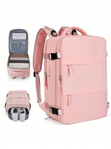 Reiserucksack, fluggenehmigt, großes Fassungsvermögen, aus Nylongewebe, wasserdicht, Wanderrucksack für Outdoor, Computerrucksack für Reisen, Camping, Wandern, für Herren und Damen, Geschenk für Mutter, Vater, Tochter, Freund, Reisezubehör, unisex, Business, funktional, Jungenrucksack, Computertasche, Gepäckgurt Design, für Schule, Uni, Business, Outdoor, für Anfänger, Fortgeschrittene, Geschenk für Freund und Vater, Bordgepäck Kabinentasche, 40x25x20, Schultaschen für Mittel- und Oberschüler