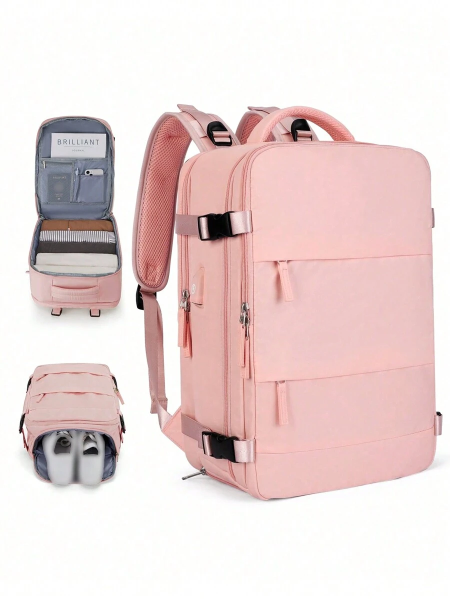 Reiserucksack, fluggenehmigt, großes Fassungsvermögen, aus Nylongewebe, wasserdicht, Wanderrucksack für Outdoor, Computerrucksack für Reisen, Camping, Wandern, für Herren und Damen, Geschenk für Mutter, Vater, Tochter, Freund, Reisezubehör, unisex, Business, funktional, Jungenrucksack, Computertasche, Gepäckgurt Design, für Schule, Uni, Business, Outdoor, für Anfänger, Fortgeschrittene, Geschenk für Freund und Vater, Bordgepäck Kabinentasche, 40x25x20, Schultaschen für Mittel- und Oberschüler