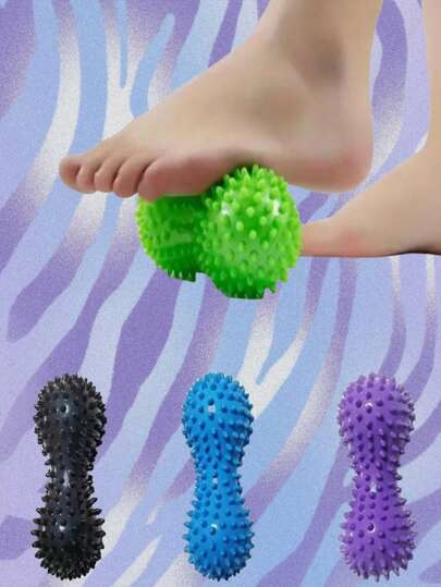 Deep Tissue Massage Roller Set - Manual Full Body Massager, Suitable For Trigger Point Therapy, Myofascial Release, Plantar Fasciitis Relief - Durable Plastic Material - Home Use - No Battery Required