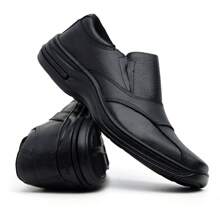 Anti-Stress Orthopedic Diabetic Formal Shoes Sizes 33 To 46 - màu đen - Xem 4