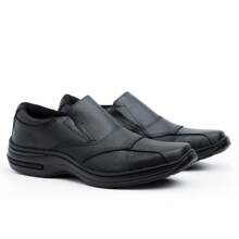Anti-Stress Orthopedic Diabetic Formal Shoes Sizes 33 To 46 - màu đen - Xem 2