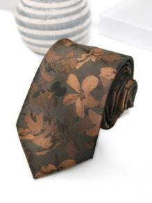 1 chiếc áo sơ mi polyester họa tiết sọc và hoa, chất liệu mềm mại, thích hợp mặc vào mùa xuân/hè/thu/đông cho nam - Nhiều màu - Xem 5