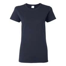 Heavy Cotton Womens T-Shirt (Navy)