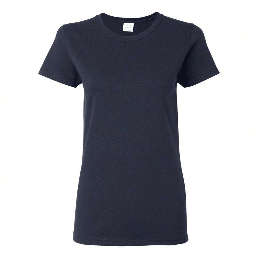 Heavy Cotton Womens T-Shirt (Navy)