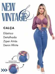 Women Jeans - Rửa nhẹ - Xem 4