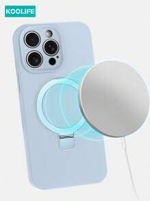 1pc Koolife Liquid Silicone Magnetic Protective Case, Full Camera Coverage, Matte Anti-Drop, Compatible With IPhone 17 ProMax/17/17 Pro/17 Air/16/16 Pro/16 Plus/16 ProMax/12/12 Pro/12 ProMax/13/13 Pro/13 ProMax/14/14 Plus/14 Pro/14 ProMax/15/15 Pro/15 Plus/15 ProMax