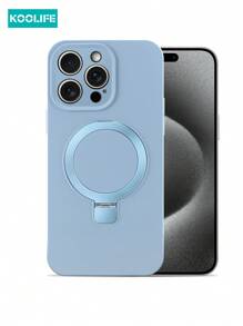 1pc Koolife Liquid Silicone Magnetic Protective Case, Full Camera Coverage, Matte Anti-Drop, Compatible With IPhone 17 ProMax/17/17 Pro/17 Air/16/16 Pro/16 Plus/16 ProMax/12/12 Pro/12 ProMax/13/13 Pro/13 ProMax/14/14 Plus/14 Pro/14 ProMax/15/15 Pro/15 Plus/15 ProMax