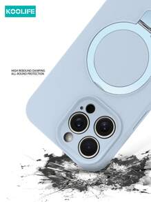 1pc Koolife Liquid Silicone Magnetic Protective Case, Full Camera Coverage, Matte Anti-Drop, Compatible With IPhone 17 ProMax/17/17 Pro/17 Air/16/16 Pro/16 Plus/16 ProMax/12/12 Pro/12 ProMax/13/13 Pro/13 ProMax/14/14 Plus/14 Pro/14 ProMax/15/15 Pro/15 Plus/15 ProMax