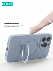 1pc Koolife Liquid Silicone Magnetic Protective Case, Full Camera Coverage, Matte Anti-Drop, Compatible With IPhone 17 ProMax/17/17 Pro/17 Air/16/16 Pro/16 Plus/16 ProMax/12/12 Pro/12 ProMax/13/13 Pro/13 ProMax/14/14 Plus/14 Pro/14 ProMax/15/15 Pro/15 Plus/15 ProMax