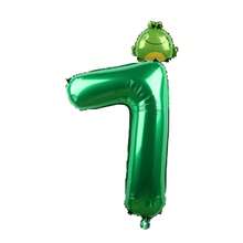 1 bộ bóng bay nhiều màu sắc hình xe hơi hoạt hình mini, động vật, số 40 inch và 32 inch, bao gồm vịt, ếch, lợn, gấu trúc, bò, xe cứu hỏa, v.v., dùng để trang trí tiệc, sinh nhật, ngày lễ, giáng sinh - Nhiều màu - Xem 10