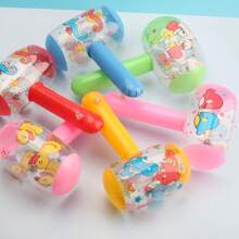 1 件/5 件/10 件/20 件带铃铛的充气卡通锤子玩具，完美的节日/派对礼物