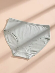 9条/包 女士高腰纯色提拉弹力内裤 - 彩色 - 查看 10