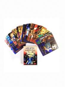 1 Set Alice In Wonderland Oracle Cards,Dungeons Dragons Card,Everyday Witch Oracle,Carramboard - Multicolor - View 5