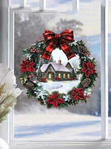 1 miếng dán trang trí vòng hoa, miếng dán tường trang trí, miếng dán tự dính có thể tháo rời, thích hợp cho phòng khách, trang trí phòng ngủ, trang trí nhà cửa, trang trí cửa sổ cửa hàng, miếng dán trang trí không khí ngày lễ, miếng dán, miếng dán tường, miếng dán vinyl để trang trí nhà cửa, vật dụng trang trí mùa xuân làm mới ngôi nhà của bạn, miếng dán trang trí Rama - Nhiều màu - Xem 12