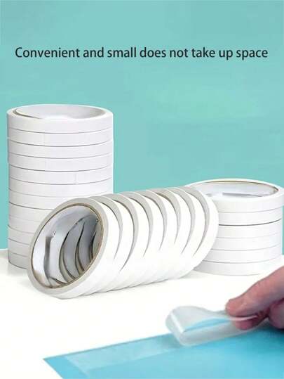 80 chiếc/5 chiếc Băng keo hai mặt dễ xé mạnh dành cho học sinh Băng keo hai mặt thủ công cho văn phòng tại nhà Miếng dán siêu dính Cố định vật thể Keo dán tường DIY Dán bình nước Ốp điện thoại di động Kẹp tóc Trang trí bóng bay Keo cố định Ngày lễ Đám cưới Tiệc sinh nhật Bố trí Dán Cần thiết Quay lại trường học