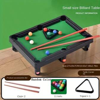 Mini Pool Billiards Toy Set, Suitable For Family Party Games, Parent-Child Interactive Games, Board Game Educational Toys, Gifts For Kids, Christmas Gift