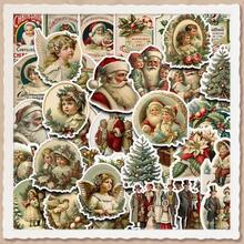 36 miếng dán chủ đề Giáng sinh cổ điển, miếng dán chống thấm nước cho sổ lưu niệm tự làm và đồ thủ công bằng giấy, đồ dùng học sinh nghệ thuật & thủ công, bình nước trang trí máy tính xách tay điện thoại di động - Nhiều màu - Xem 1