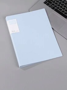 Pasta de Arquivo A4 com 30 Páginas, Bolsos Transparentes Multicamadas, Organizador de Documentos de Arquivo para Escritório, Empresa, Estudantes, Prova, Cartões de Etiqueta de Capa Aleatória, De Volta às Aulas, Suprimentos Escolares