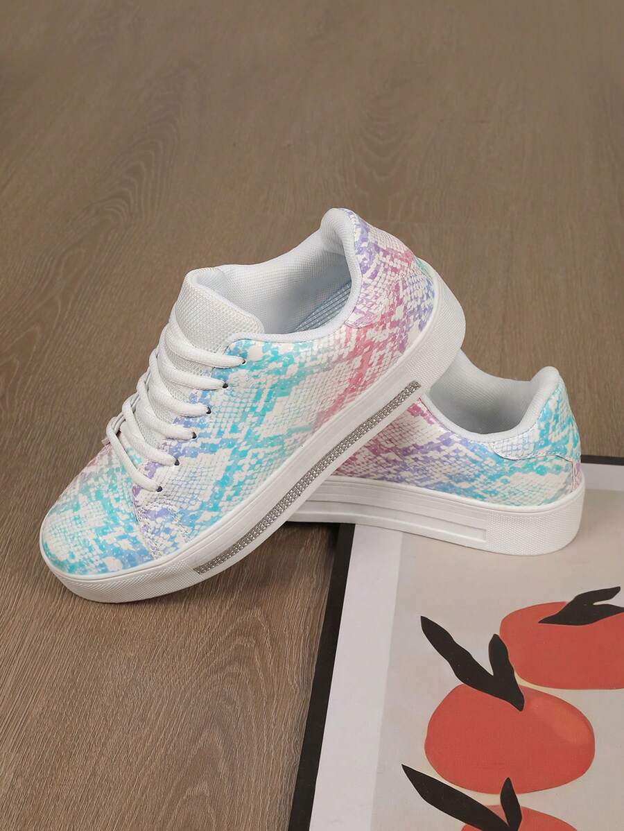 2024 New Spring Classic White Canvas Sneakers For Women, Versatile Casual Colored Vulcanized Shoes