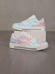 2024 New Spring Classic White Canvas Sneakers For Women, Versatile Casual Colored Vulcanized Shoes