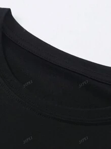 Robe longue personnalisée pour femmes pour Halloween, conception sur mesure avec votre texte personnel/nom/bénédictions d'Halloween, téléchargez vos drôles d'images/animaux de compagnie/photos d'amis sur l'avant, robe ample et confortable grande taille pour femmes, noire, vêtements d'automne, cadeau de fête, robe d'intérieur
