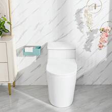 1pc Solid Color Rabbit Fur Toilet Seat Lid Cover Set, Stretchy Two-Piece Toilet Tank Cover, Dust-Proof Decoration Toilet Accessories, Suitable For All Seasons Bathroom Decor Fall Decor