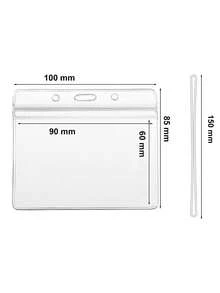 5/10 件透明行李牌，适用于旅行箱包的识别器和姓名牌行李牌旅行配件旅行必需品旅行收纳袋，适用于海滩夏季度假返校 - 無色 - 查看 7