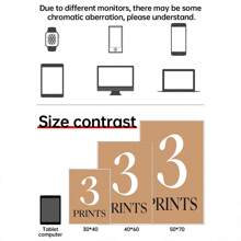 三件套定制画廊墙画 | 选择三幅墙画 | 可打印墙画套装 | 三件套艺术画 | 帆布墙画，家居装饰，帆布墙画，房间海报，可选画框，家居焕新 - 彩色 - 查看 10