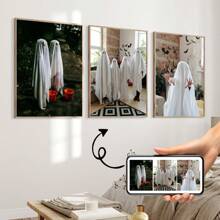 三件套定制画廊墙画 | 选择三幅墙画 | 可打印墙画套装 | 三件套艺术画 | 帆布墙画，家居装饰，帆布墙画，房间海报，可选画框，家居焕新 - 彩色 - 查看 6