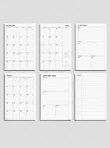 1pc January-December 2025 Full Year Plan Daily Weekly Monthly Notebook Spiral Day Plan Academic Appointment Book Agenda Magazine To Increase Productivity, Portable Study Session Universal Notebook Can Be Given As Christmas Gift And Companion Gift To Family And Friends Back To School