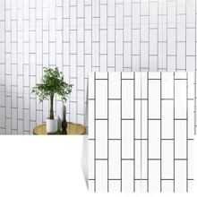 10 miếng dán gạch 3D tự dính 1,8㎡ giống đá cẩm thạch, miếng dán trang trí tường cho phòng khách, phòng ngủ, phòng tắm và nhà bếp, giấy dán tường PVC chống thấm nước, chống ẩm và chống dầu - Nhiều màu - Xem 25