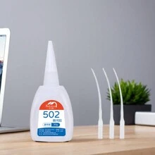 1/2/3pcs Multi-Purpose 30g Strong Super Adhesive 502, Universal Ultra-Fast Dry Adhesive, Shoe Glue, 502 Super Adhesive Cyanate Instantaneous, High-Strength Oily Adhesive, Quick Drying, Used To Repair Ceramic Repair Adhesive, Porcelain, Metal, Plastic, Wood Adhesive And Paste Wooden Furniture Back To School