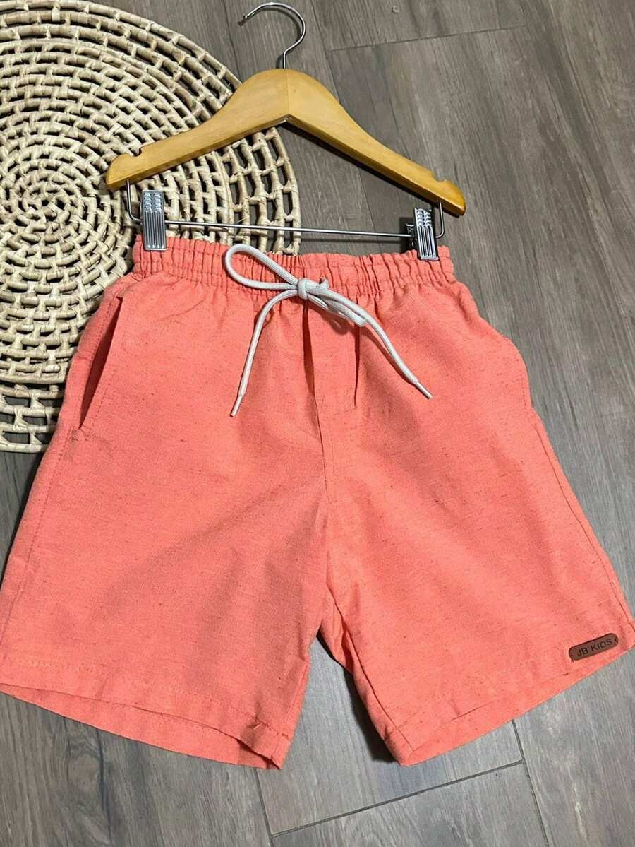 BOYS' BERMUDA SHORTS CHILDREN'S PREPPY FASHION NEW RELEASE - 橘色 - 查看 1