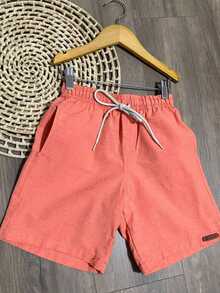 BOYS' BERMUDA SHORTS CHILDREN'S PREPPY FASHION NEW RELEASE - 橘色 - 查看 4